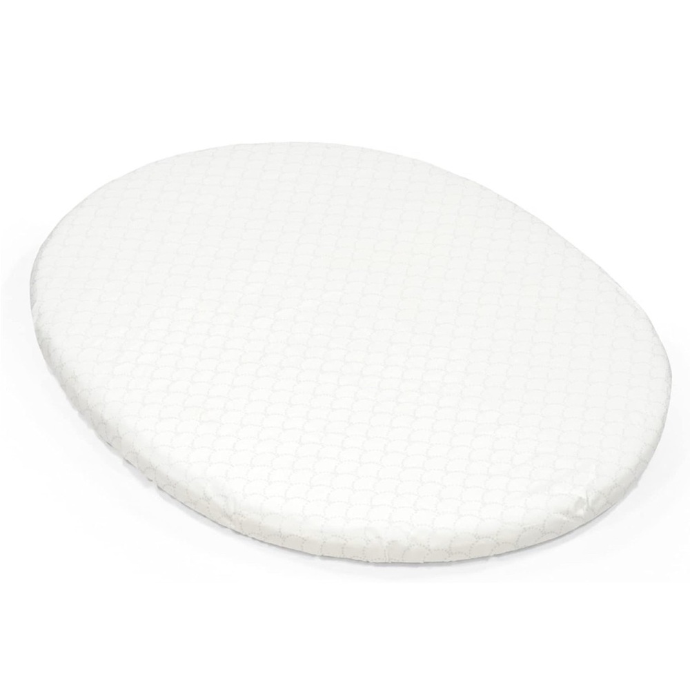 Stokke sleepi mini fitted sheet- grey fans pattern